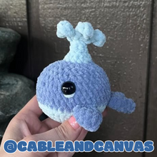 Load image into Gallery viewer, Figaro the Whale Pop It Crochet Pattern