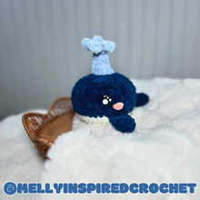 Load image into Gallery viewer, Figaro the Whale Pop It Crochet Pattern