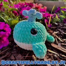 Load image into Gallery viewer, Figaro the Whale Pop It Crochet Pattern