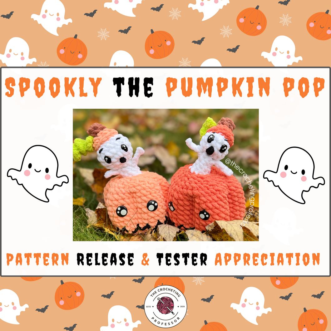 Spookly the Pumpkin Pop Pattern