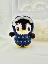 Load image into Gallery viewer, Jaws the Penguin in the Shark Onesie
