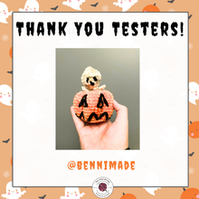 Load image into Gallery viewer, Spookly the Pumpkin Pop Pattern
