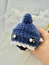 Load image into Gallery viewer, Jaws the Penguin in the Shark Onesie
