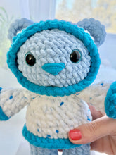 Load image into Gallery viewer, Snowflake the White Hoodie Bear
