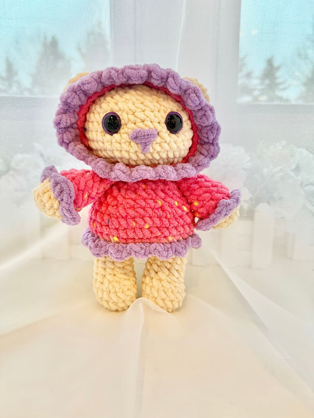 Cupcake the Pink Hoodie Teddy