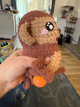 Load image into Gallery viewer, Monkey See, Monkey Doo Doo the Stress Ball Crochet Pattern
