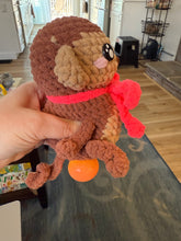 Load image into Gallery viewer, Monkey See, Monkey Doo Doo the Stress Ball Crochet Pattern

