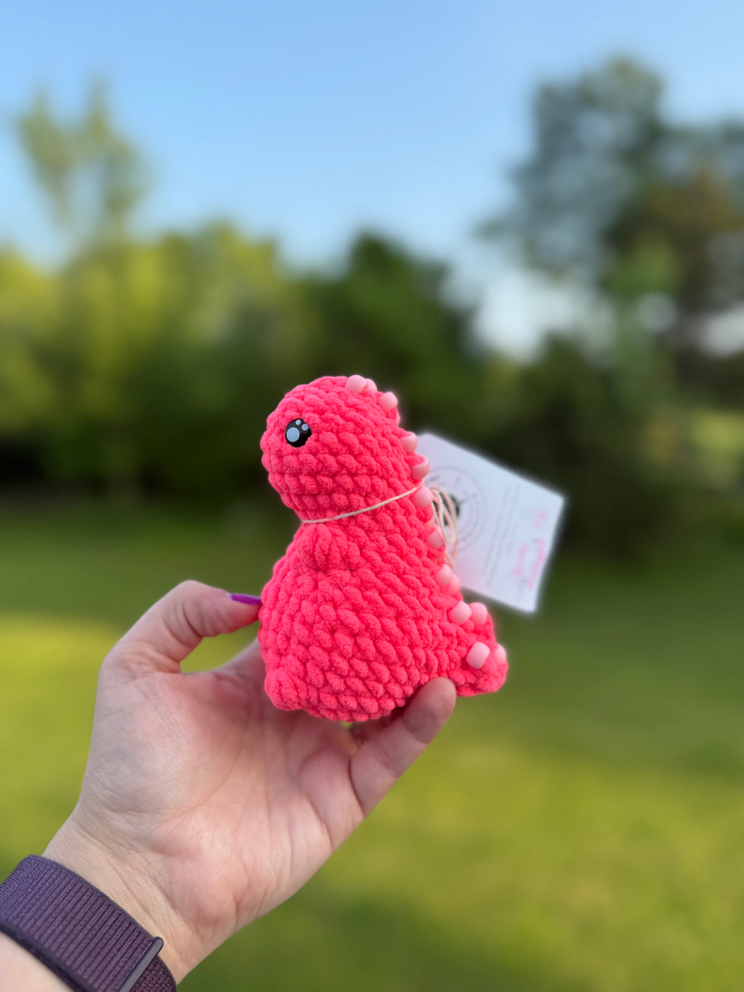 Dina the Beaded Dinosaur Fidget