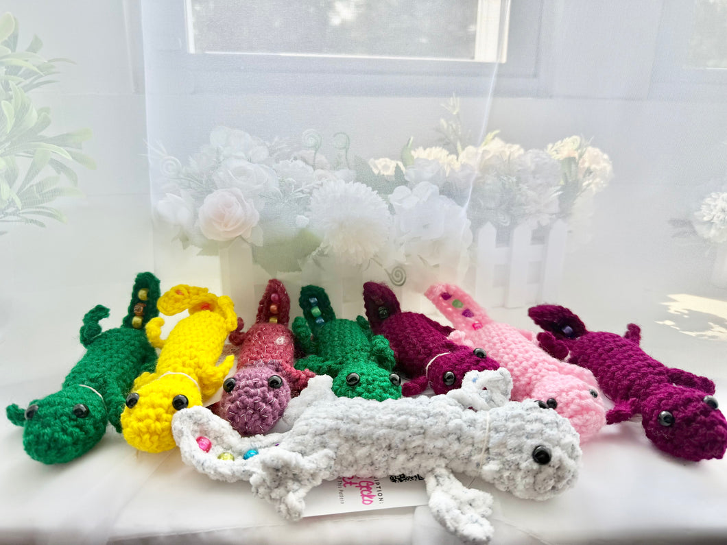 Gwen the Beaded Gecko Fidget