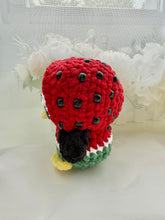 Load image into Gallery viewer, Melon the Penguin in the Watermelon Onesie
